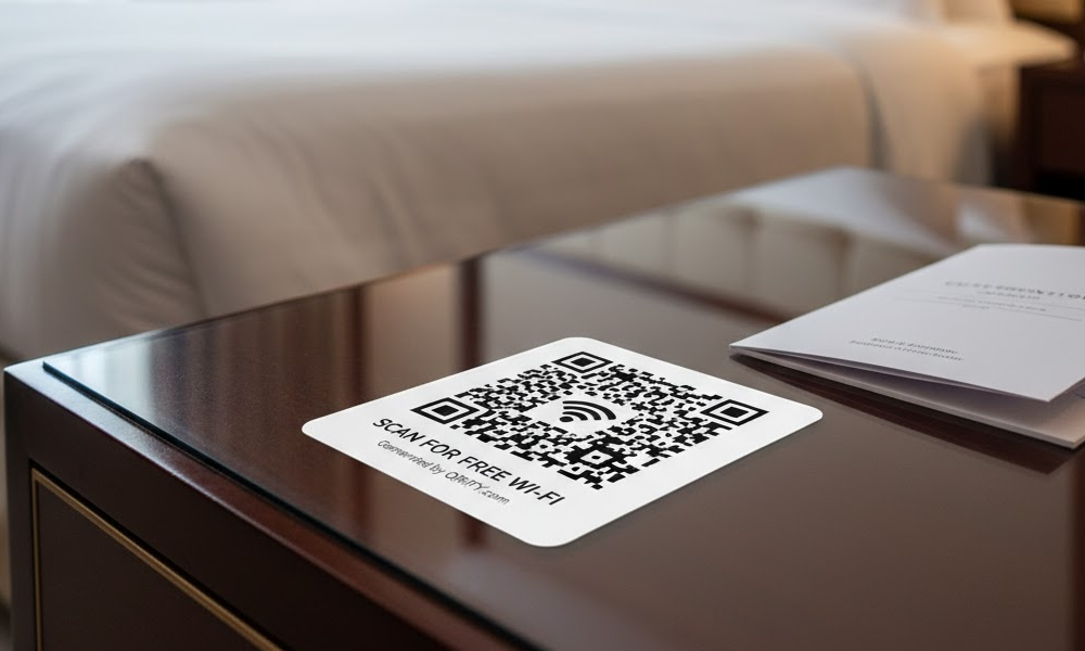 WiFi QR code generator example